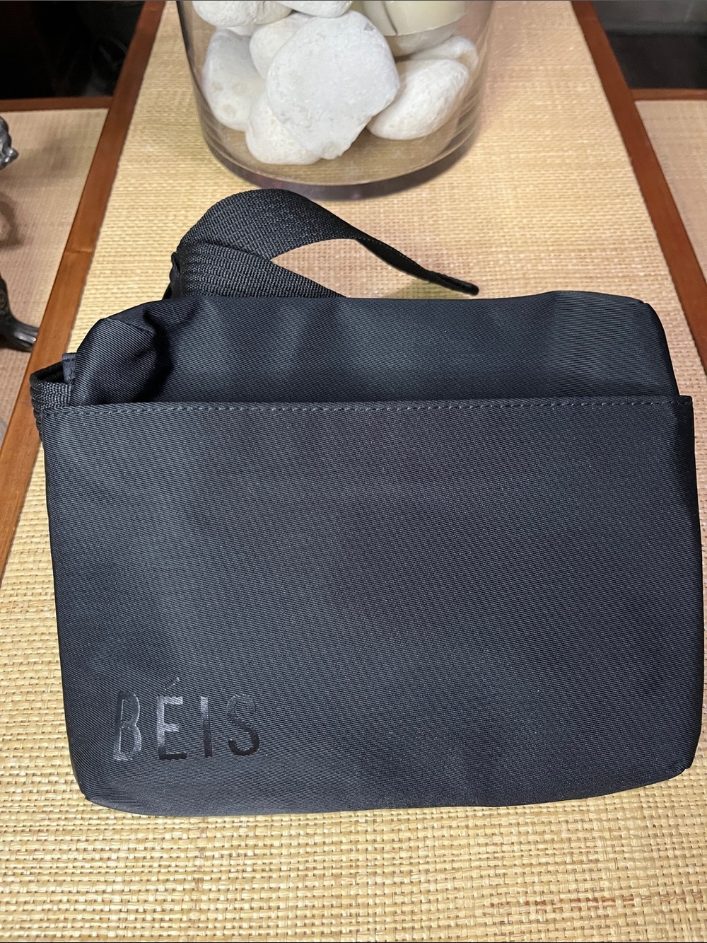 BEIS‎ Black Unisex Belt Crossover Bag